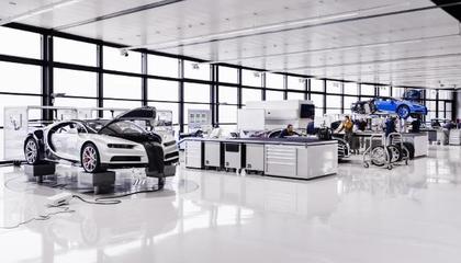 布加迪汽車的工廠僅有20人,去車間看看就知道,為什么買不起!